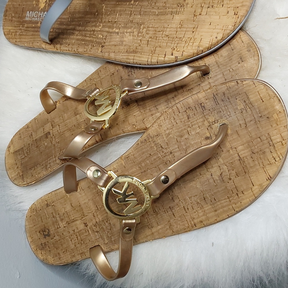 Michael Kors sandals TWO PAIR size 10 - Picture 2 of 9